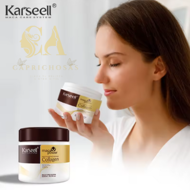 Renueva y Revitaliza tu Cabello con nuestro kit KARSEELL 🥰 Máscara 300 ml + Shampoo + Acondicionador 120ml + Obsequio🎁😍