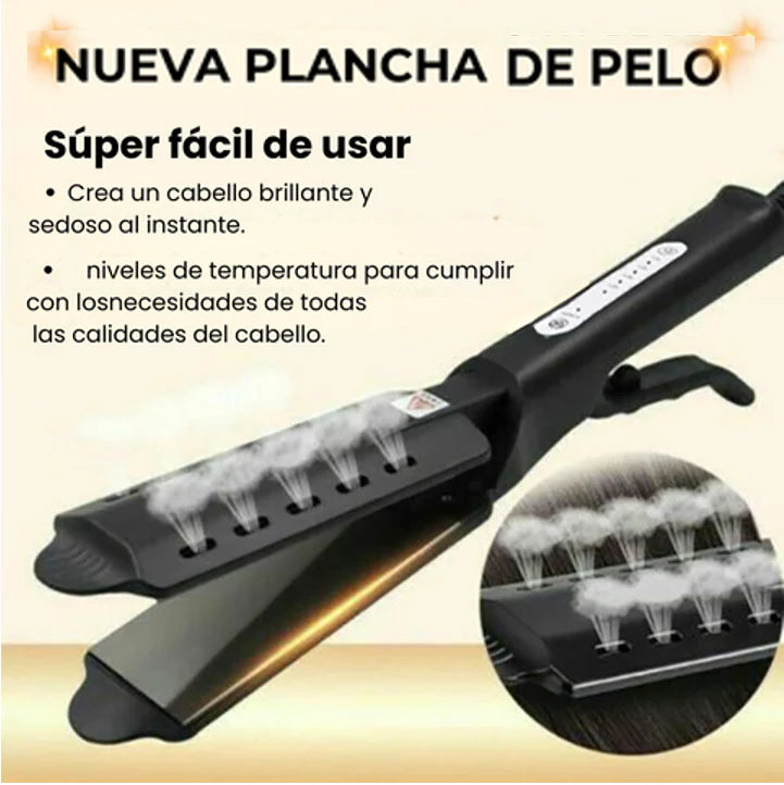 PLANCHA DE CABELLO A VAPOR